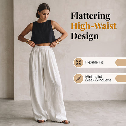 【S-3XL】🎀Volné dámské kalhoty se širokými nohavicemi