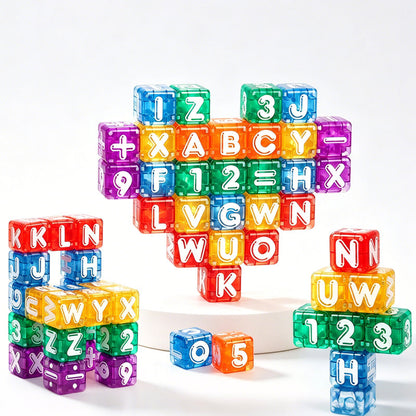 🧩Magnetické kostky s písmeny a čísly pro děti