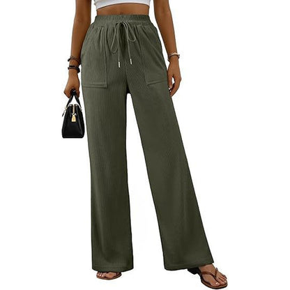 【S-2XL】👖Dámské kalhoty s úzkým střihem a širokými nohavicemi