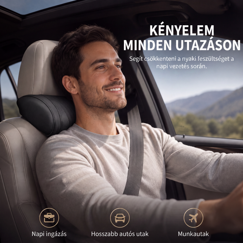 🚗Sada prémiových opěrek hlavy a bederních polštářů do auta