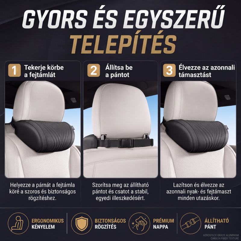 🚗Sada prémiových opěrek hlavy a bederních polštářů do auta
