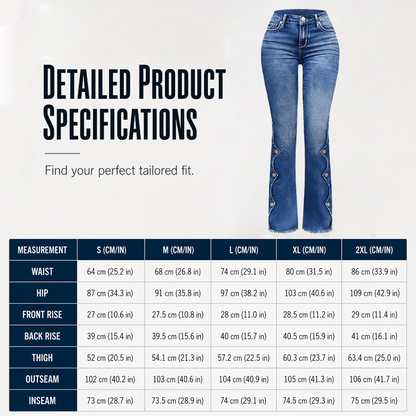 【S-2XL】👖Dámské kalhoty s vysokým pasem a rozšiřujícími se nohavicemi