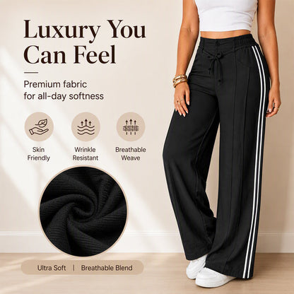 【S-2XL】👖Dámské kalhoty se širokými nohavicemi a stahovací šňůrkou