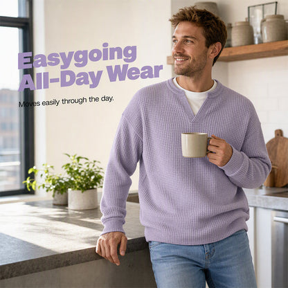 【S-4XL】🥼Vrstvené pohodlné tričko s gofrovaným vzorem