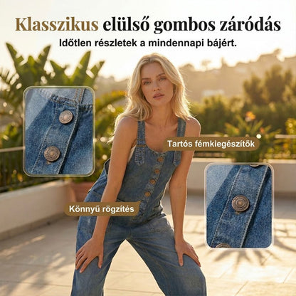 【🔥S-3XL】👗Volný džínový kombinéza pro ženy