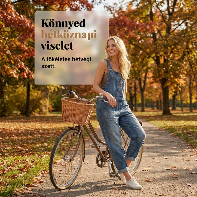 【🔥S-3XL】👗Volný džínový kombinéza pro ženy