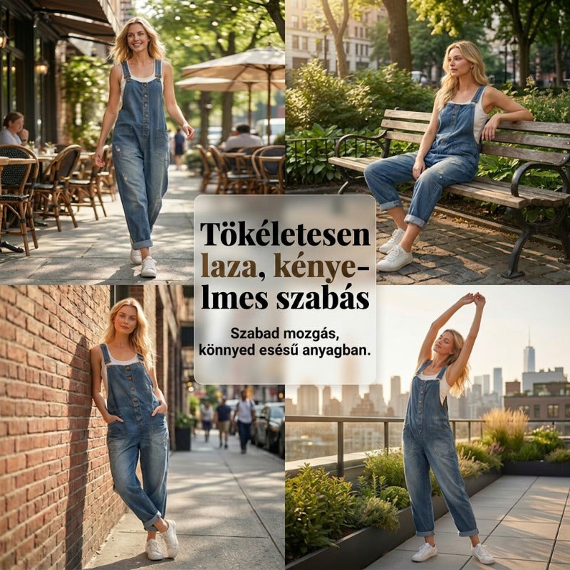 【🔥S-3XL】👗Volný džínový kombinéza pro ženy
